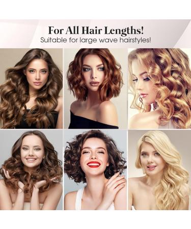 Hair Curler Automatic Curling Iron: 1.1inch Waver Hair Tool with 30s Instant Heat - Rotating Curling Wand Black - Buy Online on GoSupps.com