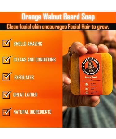 Tame the Wild Premium Beard Grooming Kit for Men - Natural Beard Growth Kit with Beard Wash, Brush, Comb, Balm, and Oil - Gift Set - Buy Online on GoSupps.com