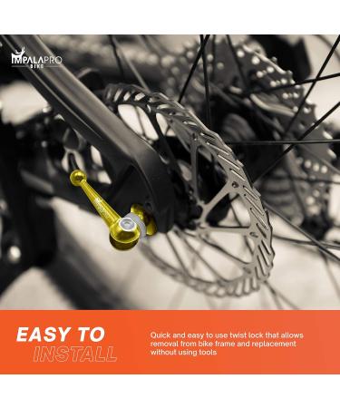 Impalapro Bike Ultralight Titanium Quick Spanner Set - Racing Bicycle Tensioner & Hinter Axle Support - Safe Gold Design - Buy Online on GoSupps.com