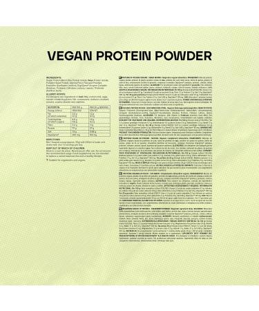 500g Bulk Vegan Protein Powder - New & Improved Formula, 14 Servings - Buy Online on GoSupps.com