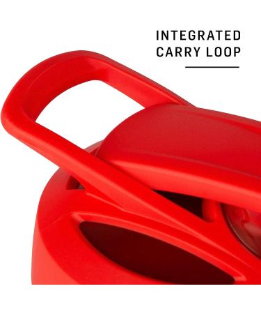 BlenderBottle Strada Shaker Cup Insulated Stainless Steel Water Bottle with Wire Whisk  24-Ounce  Black Black Strada Flip - Buy Online on GoSupps.com