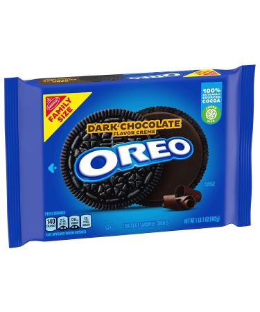OREO Dark Chocolate Cr me Sandwich Cookies - Family Size 17 oz - Buy Online on GoSupps.com