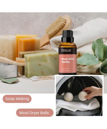 Musk Wild Vanilla Fragrance Oil ESSLUX Large Single Essential Oil 30ml Aromatherapy Candle Making Scents Middle Eastern Scented Oils for Home for Diffuser Massage Soap Perfume Humidifier - Buy Online on GoSupps.com