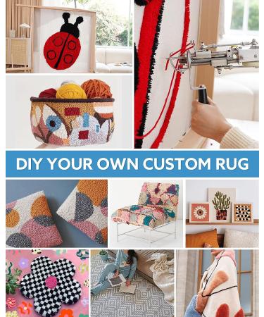 Riiai 2-in-1 Rug Tufting Gun Machine with Starter Kit - AK-III, Speed Adjustment, 360 Handle - Blue | Perfect for Beginners in Rug Making - Buy Online on GoSupps.com