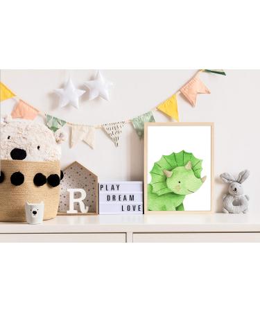 Panda Whale Dino Pictures - Cute Baby Dinosaur 5-Piece Poster Set for Boys' Rooms | Children's Wall Decor DIN A4 - Buy Online on GoSupps.com