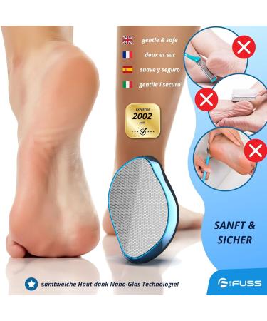 Mr. Fuss Nano Glass 2-in-1 Corneal Remover File - Safe & Fast Wet & Dry Solution for Velvet Soft Baby Feet - Buy Online on GoSupps.com