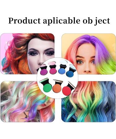 8Pcs Portable Hair Chalks for Girls Temporary Hair Dye for Halloween Easter School Events Role Playing Parties Birthday Parties Displaying Unique Temporary Hair Colors - Buy Online on GoSupps.com