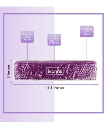 LEONNS Reusable Perineal Ice Packs for Postpartum - 3 Pack with Satin Sleeves - Hot/Cold Relief Pads - Buy Online on GoSupps.com