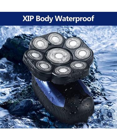 Head Shavers for Bald Men - 9D Rechargeable Rotary Shaver & Wet/Dry Shaving Kit - Buy Online on GoSupps.com
