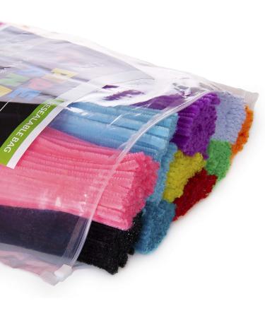 Zees 1000 Chenille Stems in 10 Colors - DIY Craft Pipe Cleaners 6mm x 12 Inches (1000) - Buy Online on GoSupps.com