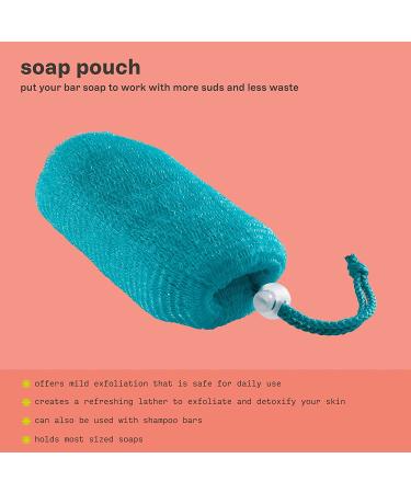 Freeman Net Soap Pouch - Exfoliating Mesh Body Scrubber for Soap Bars - 4 Count - Buy Online on GoSupps.com