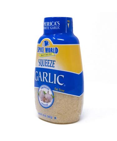 Spice World Squeeze Garlic 20 oz - Best Value Size for Cooking | Buy Online - Buy Online on GoSupps.com