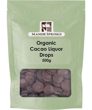 Organic Cacao Liquor/Mass Drops 500g by Manor Springs Organic