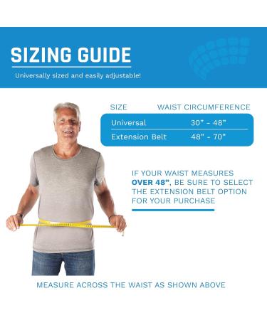 Nu-Form Universal Lower Back Brace - Adjustable LSO Support Belt for Strains Spondylolisthesis & Sciatica Pain Relief - Lumbar Support for Lower Back Pain - International Shipping Available - Buy Online on GoSupps.com