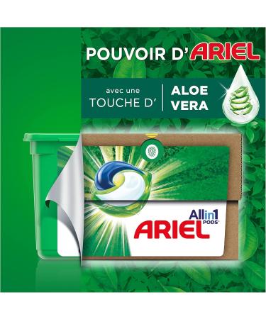 Ariel All-in-1 Pods Laundry Capsules 92 Washes Freshness with a Touch of Aloe Vera 40% Plant-Based Ingredients - Buy Online on GoSupps.com
