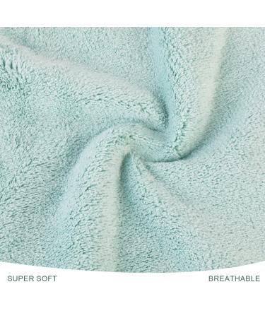 Phogary Microfiber Makeup Towels - 6 Pack Washable Facial Cleaning Cloths (20x20cm Green) for Gentle Makeup Removal - Buy Online on GoSupps.com