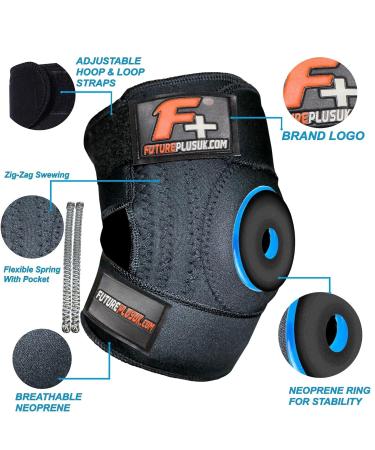 Elbow Support Brace for Tendonitis | Adjustable Two-Spring Stabiliser & Breathable Strap for Sports Injuries | Ideal for Golfers & Tennis Elbow - Buy Online on GoSupps.com
