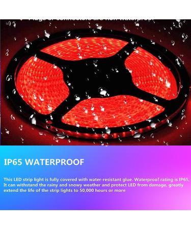 20FT Pontoon Marine Led Strip Lights - Waterproof Boat Interior/Gunnel/Deck Light, Red Night Fishing Lights with Mounting Clips and Extension Cable - Buy Online on GoSupps.com