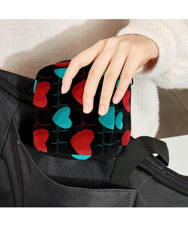 Guantierendiy ECG Sanitary Napkin Storage Bag | Large Capacity Menstrual Cup Pouch | Portable Menstrual Pad Organizer - Color 5 - Buy Online on GoSupps.com