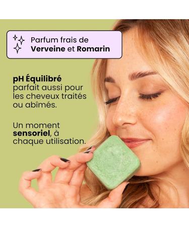  ENOOSO Enooso - Organic shampoo against hair loss strengthens with rosemary oil diluted with purifying castor oil for oily hair 100% natural and vegan solid shampoo 65 g - Buy Online on GoSupps.com