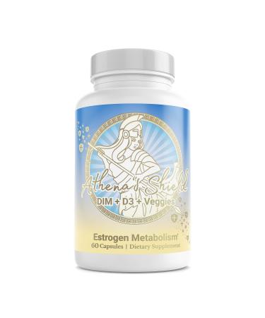 MenoLabs Athena’s Shield DIM Supplement + D3 with BioPerin for Women | Estrogen Balance | Hormonal Acne & Immune Support | Prebiotic Aid for Perimenopause & Menopause Hot Flash Relief - Buy Online on GoSupps.com