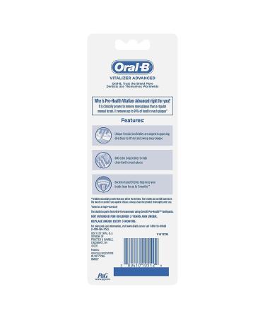 Oral-B Pro Health Vitalizer Advanced Toothbrushes - Medium 4 Count - Pack of 1 - Buy Online on GoSupps.com