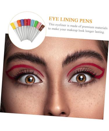 Healvian 20 Pcs Colored Liquid Eyeliner Sweat-proof Eyeliner Pens Waterproof Eyeliners Cosmetic Pens Plastic - Buy Online on GoSupps.com