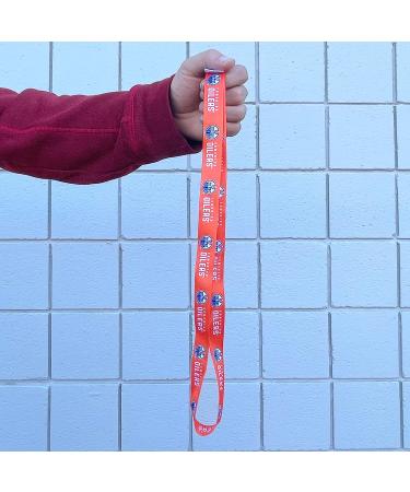Edmonton Oilers NHL Car Keys ID Badge Holder Lanyard - Orange | Official NHL Merchandise - Buy Online on GoSupps.com