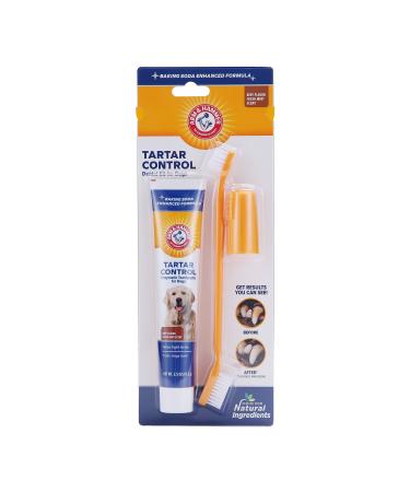 Arm & Hammer Tartar Control Dental Kit for Dogs Beef - Buy Online on GoSupps.com