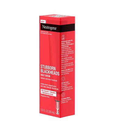 Neutrogena Blackheads Daily Acne Facial Serum | Salicylic Glycolic Acids | Oil-Free Serum for Acne-Prone Skin | Clears Clogged Pores | 1 fl. oz - Buy Online on GoSupps.com