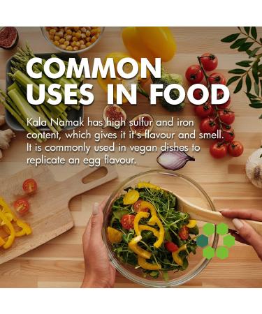 Hexeal Kala NAMAK Salt | 2kg Bag | Coarse | 100% Natural | Food | Cosmetic - Buy Online on GoSupps.com