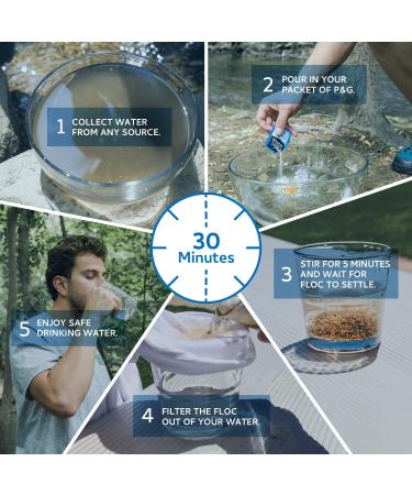 P&G Purifier of Water Portable Water Purifier Packets - 240 Packets - Buy Online on GoSupps.com