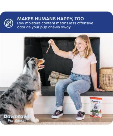 Downtown Pet Supply 12-inch Bully Sticks for Large Dogs Pack of 15 - Single Ingredient Rawhide Free Dog Chews for Aggressive Chewers - Nutrient-Rich and Odor Free Bully Sticks for Dogs - Beef - Buy Online on GoSupps.com