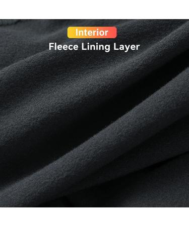 Men's Thermal Underwear Top - Crew Neck Base Layer with Microfluffy Lining, Long Sleeve, Dark Grey, Size Large - Buy Online on GoSupps.com