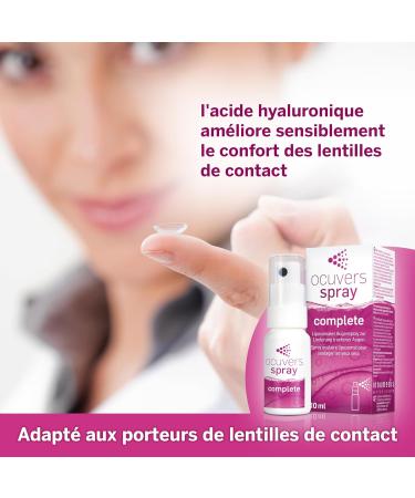  ocuvers Ocuvers Complete Eye Spray with 0.3% Hyaluronic Acid Liposomes Aloe Vera Vitamin B5 and Vitamin E - Spray - Buy Online on GoSupps.com
