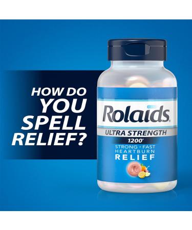 Rolaids Ultra Strength Antacid Fruit Flavoured 72ct Fast Heartburn Relief - Buy Online on GoSupps.com