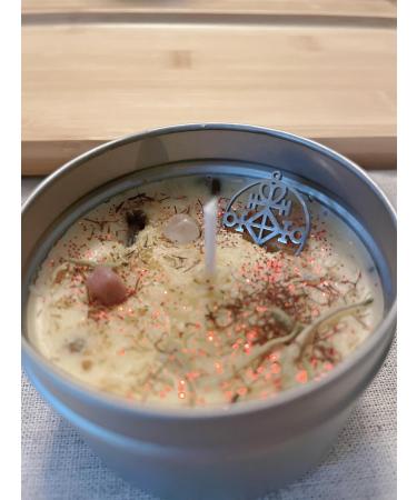 Aromatherapy Soy Wax Intention Candle - Love Sigil - Rose Gardenia & Lily - International Shipping Available - Buy Online on GoSupps.com