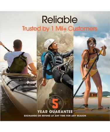 Earth Pak Waterproof Dry Bag - Roll Top Waterproof Backpack Sack Keeps Gear Dry for Kayak with Waterproof Phone Case - Buy Online on GoSupps.com