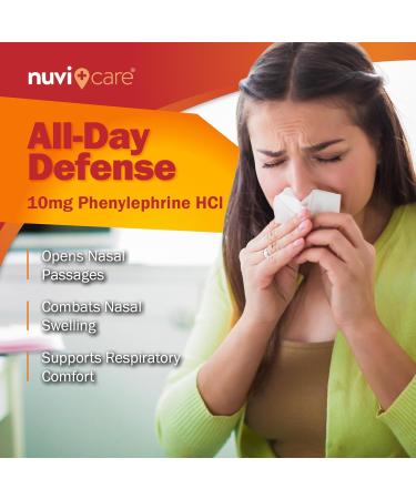 Max Strength PE Phenylephrine HCl 10mg - Non Drowsy Nasal Decongestant for Allergy & Sinus Congestion Relief | Compare to Sudafed PE - 100 Count Tablets - Buy Online on GoSupps.com