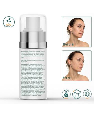 Collagen Boost Cream with 5 Peptides Complex Ceramides Hyaluronic Acid Anti-Aging Face Moisturizer - Buy Online on GoSupps.com