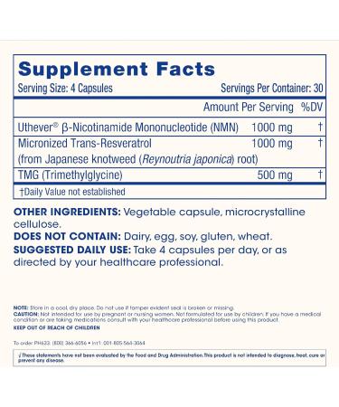 ProHealth NMN Pro Complete (120 Capsules, 3 Pack) - 1000 mg Uthever NMN + 1000 mg Resveratrol + 500 mg TMG. NAD+ Precursor, Methylation Support & Sirtuin Activation. Triple Lab-Tested 120 Count (Pack of 3) - Buy Online on GoSupps.com