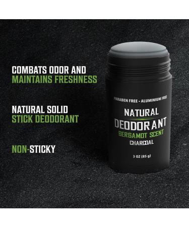 Viking Revolution Bergamot Deodorant for Men - Natural Deodorant for Men Charcoal Deodorant Men with Shea Butter Coconut Oil Baking Soda Beeswax - Mens Deodorant Aluminum Free (3oz) Bergamot 3 Ounce (Pack of 1) - Buy Online on GoSupps.com