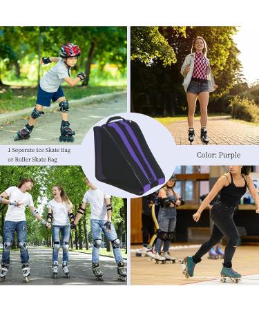 Gooyule Roller Skate Bag | Adjustable Shoulder Strap | Large Capacity | Purple | Fits Quad Skates, Inline Skates, Roller Skating Accessories | For Girls, Boys, and Adults - Buy Online on GoSupps.com