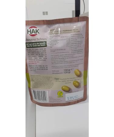 Buy Edamame Beans 150g Bag - HAK 7 Pieces | Premium Quality International Shipping - Buy Online on GoSupps.com