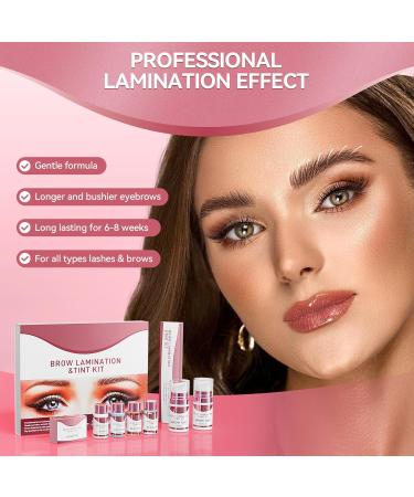 Brow Lamination Kit - 2 in 1 DIY Eyebrow Perming Kit for Thicker Fuller Brows | Professional Quality Lasts 6 Weeks | Black & Brown Colors - International Shipping - Buy Online on GoSupps.com