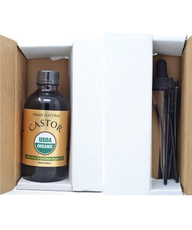 PRIME NATURAL Organic Tamanu Oil (4oz) & Organic Castor Oil (4oz) Bundle - USDA Certified - Cold Pressed Virgin Unrefined Vegan For Face Hair & Skin Care - Natural Moisturizer - Buy Online on GoSupps.com