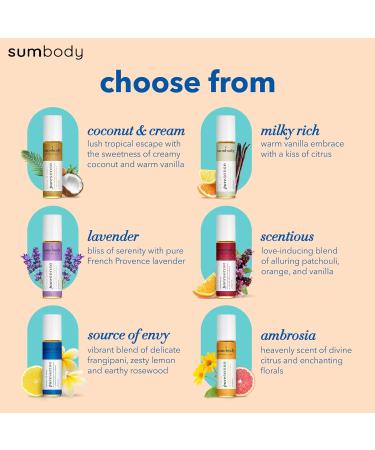 Natural Organic Perfume Oil Roll-On | 100% Pure Therapeutic Essential Oil Blend | Perfect Gifts for Her - Sumbody Scentuous - Buy Online on GoSupps.com