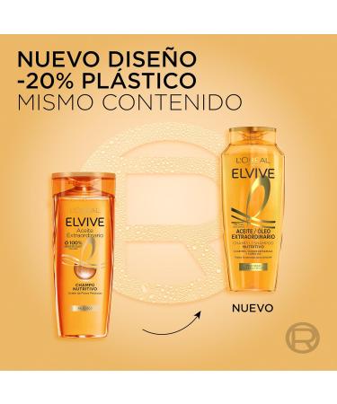 L'Oreal Paris Elvive LOreal Paris Elvive extraordinary oil nourishing shampoo for dry hair 370 ml cranberry floral - Buy Online on GoSupps.com