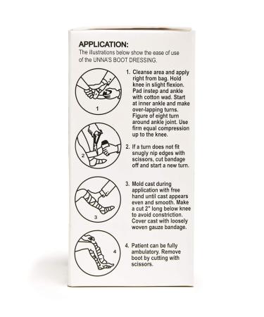 Grafco UNNA-C4 Unna's Boot Dressing with Calamine 4" x 10 yd Box of 12 (Pack of 12) - Buy Online on GoSupps.com