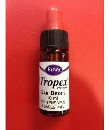 Rowa Tropex Phenazone Ear Drops 10ml - Softens Wax, Eases Pain - Buy Online on GoSupps.com